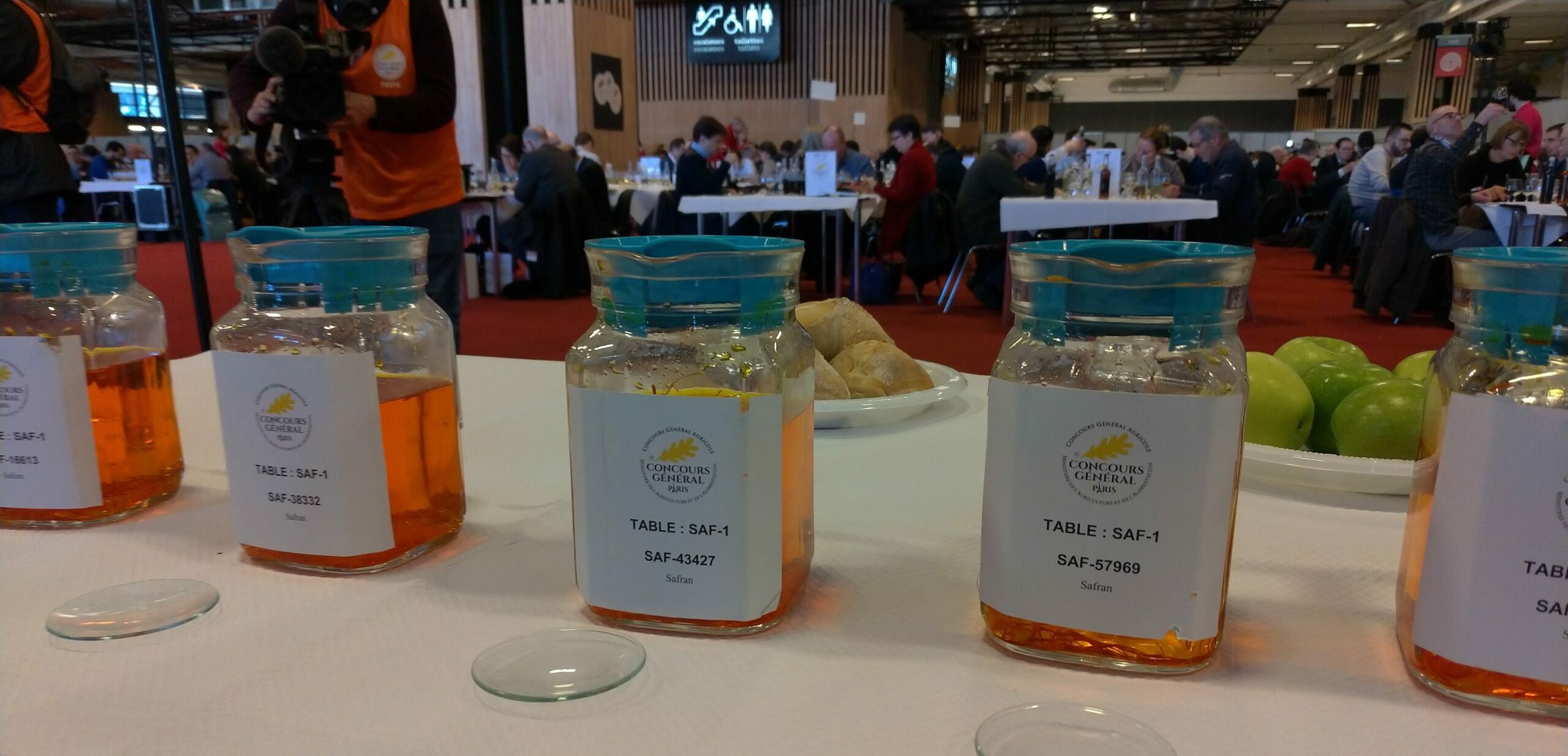 Dégustation de safran